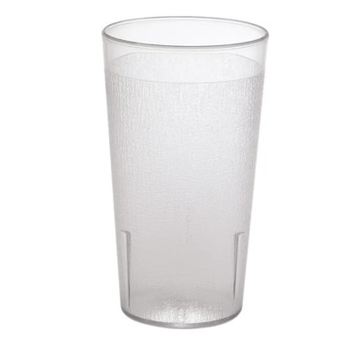 Cambro 1200CW152 13 Oz. Clear Polycarbonate Textured Surface Camwear Tumbler - 48/Case