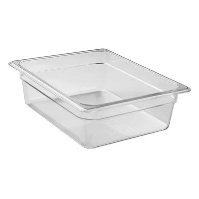 Cambro 24CW135 Camwear 1/2 Size Clear Food Pan 4" Deep