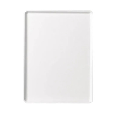 Cambro 1216D148 12" X 16" Rectangular White Dietary Tray - 12/Case