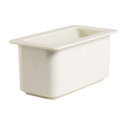 Cambro 36CF148 ColdFest 1/3 Size White Food Pan 6" Deep