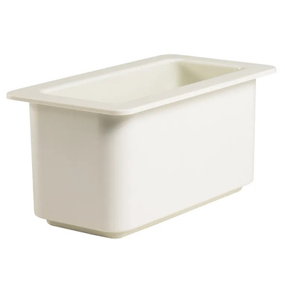 Cambro 36CF148 ColdFest 1/3 Size White Food Pan 6" Deep