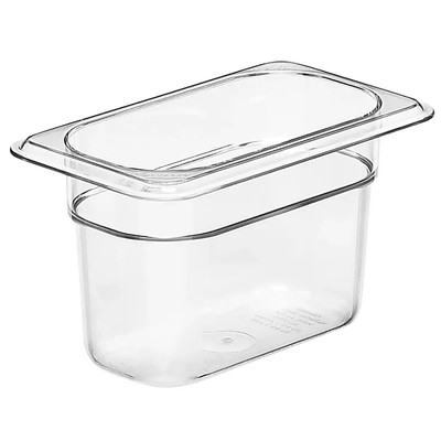 Cambro 94CW135 Camwear 1/9 Size Clear Food Pan 4" Deep