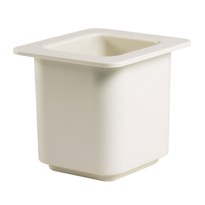 Cambro 66CF148 Coldfest 1/6 Size White Food Pan 6" Deep