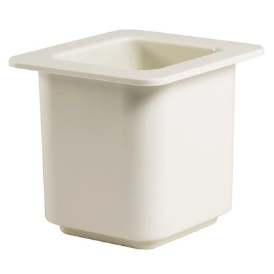 Cambro 66CF148 Coldfest 1/6 Size White Food Pan 6" Deep