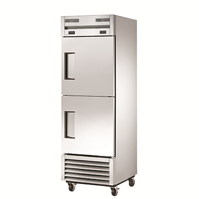 True T-23DT-HC 27.13" W One-Section Solid Hinged Door Reach-In Refrigerator/Freezer