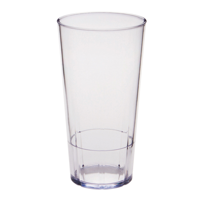 Cambro LDT22152 22 Oz. Clear SAN Plastic Lido Tumbler - 36/Case