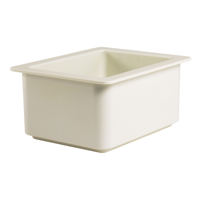 Cambro 26CF148 Coldfest 1/2 Size White Food Pan 6" Deep