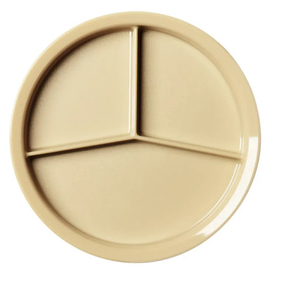 Cambro HK93BCW133 Camwear 3 Compartment Beige Heat Keeper Base