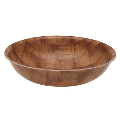 Cambro 6F301 Dark Basketweave Fiberglass Salad Bowl 14.3 oz - 12/Case
