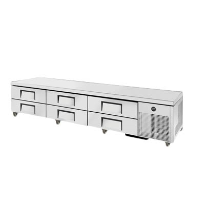 True TRCB-110 110"W Six Drawer Refrigerated Chef Base