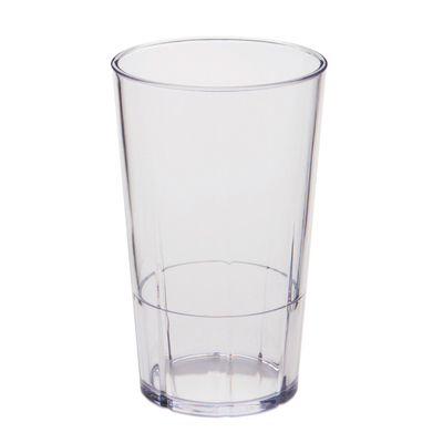 Cambro LDT16152 16 Oz. Clear SAN Plastic Lido Tumbler - 36/Case