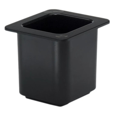 Cambro 66CF110 Coldfest 1/6 Size Black Food Pan 6" Deep