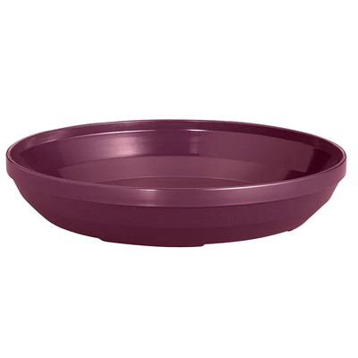Cambro MDSL9487 Cranberry Plastic The Shoreline Collection Pellet Underliner - 12/Case