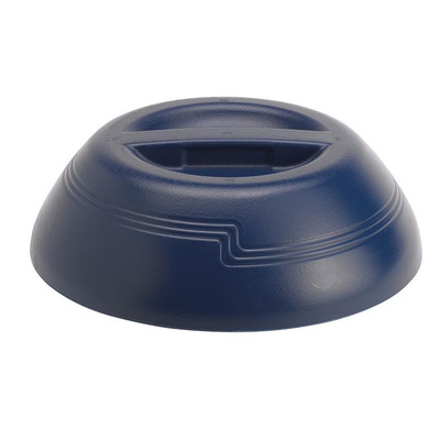 Cambro MDSD9497 3.19" H Polypropylene Navy Blue The Shoreline Collection Dome - 12/Case