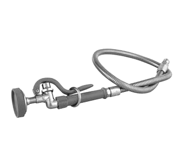 T&amp;S Brass B-0100-M Pre-Rinse Spray Automatic Shut Off Valve With Spray Head 3 Ft