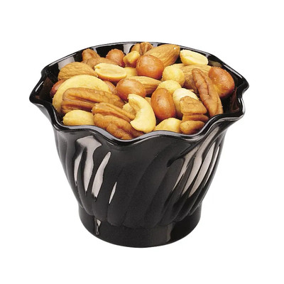 Cambro SRB5110 5 oz Black Swirl Bowl - 24/Case