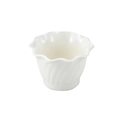 Cambro SRB5148 5 oz White Swirl Bowl - 24/Case