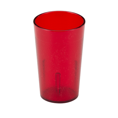Cambro 500P156 5.2 Oz. Ruby Red SAN Plastic Textured Exterior Colorware Tumbler - 72/Case