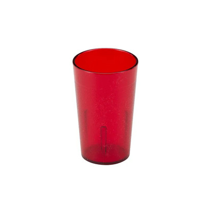 Cambro 500P156 5.2 Oz. Ruby Red SAN Plastic Textured Exterior Colorware Tumbler - 72/Case