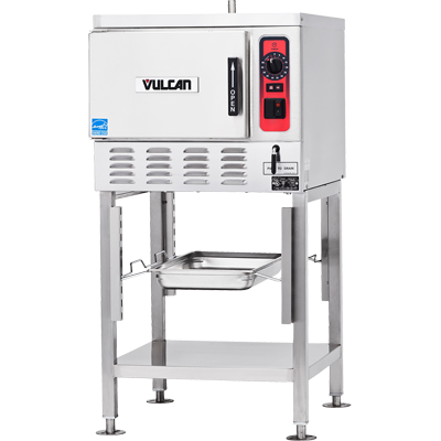 Vulcan C24EO3-E 3 Pan Electric Countertop Convection Steamer - 208 Volts 3 Phase 8 kW