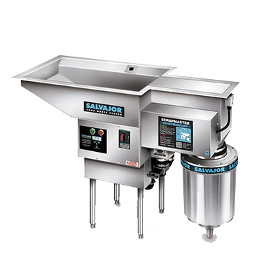 Salvajor 300-PSM Pot/Pan Scrapmaster Pre-flushing & Disposing System 3 HP Disposer Stainless Steel Construction