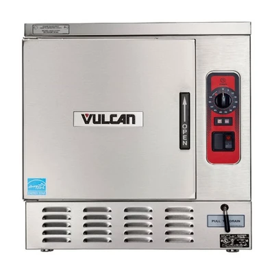 Vulcan C24EO3AF-E 3 Pan Electric Countertop Convection Steamer - 208 Volts 3 Phase 8 kW