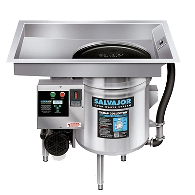 Salvajor P914 Pot/Pan Scrap Collector Pre-flushing & Collecting System 3/4 HP Corrosion-Resistant Pump Stainless Steel