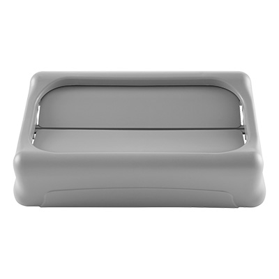 Rubbermaid FG267360Gray Gray Slim Jim Swing Lid (4 Each Per Case)