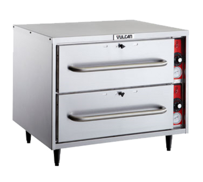Vulcan VW2S 2 Drawers Stainless Steel Free Standing Warming Drawer - 120 Volts
