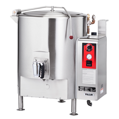 Vulcan GL80E 80 Gallon Fully Jacketed Stationary Kettle - Liquid Propane
