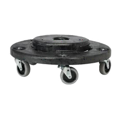 Rubbermaid FG264000BLA 18 1/4" D X 6 5/8" H 250 Lb. Black Brute Dolly (2 Each Per Case)