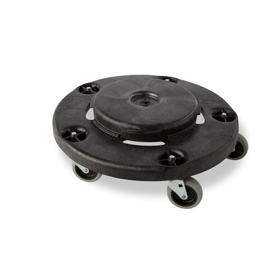 Rubbermaid FG264000BLA 18 1/4" D X 6 5/8" H 250 Lb. Black Brute Dolly (2 Each Per Case)