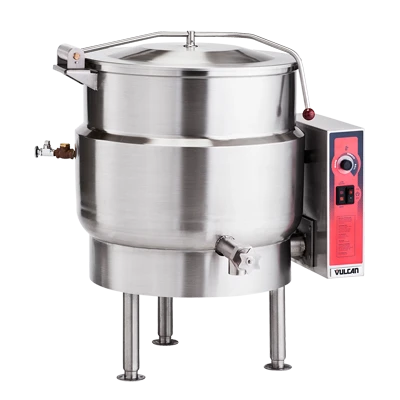 Vulcan K60EL-E 60 Gallon 2/3 Jacketed Electric Stationary Kettle - 208 Volts 3 Phase 18 kW