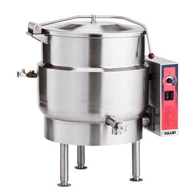 Vulcan K60EL-E 60 Gallon 2/3 Jacketed Electric Stationary Kettle - 208 Volts 3 Phase 18 kW