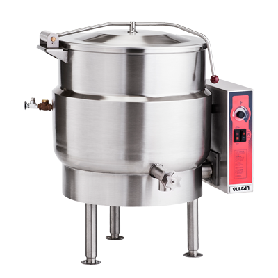 Vulcan K60EL-E 60 Gallon 2/3 Jacketed Electric Stationary Kettle - 208 Volts 3 Phase 18 kW