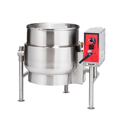 Vulcan K40ELT-E 40 Gallon 2/3 Jacketed Electric Stationary Kettle - 208 Volts 3 Phase 18 kW