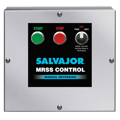 Salvajor MRSS Start/Stop Push Button Manual Reversing Control Nema 4 Stainless Steel Enclosure
