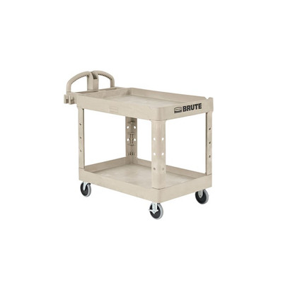 Rubbermaid FG450088BEIG Utility Cart 500 Lb. Capacity Open Base Polyethylene Exterior