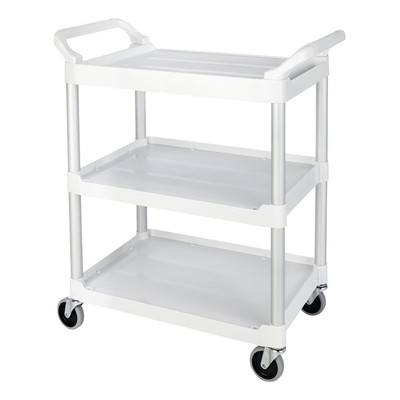 Rubbermaid FG342488OWHT Utility Cart 33-5/8"L X 18-5/8"W X 37-3/4"H 200 Lb. Capacity Plastic Construction