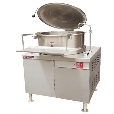 Crown DMT-60 60 Gallon 2/3 Jacket Direct Steam Tilting Kettle