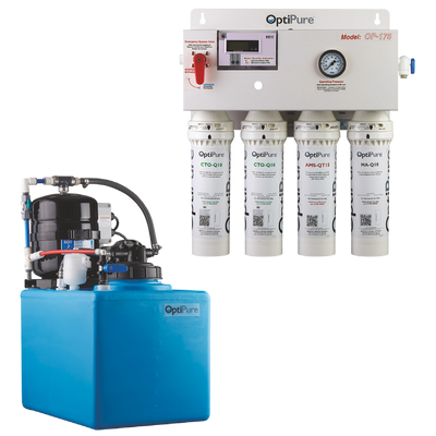 Unox UX164-00216CRA OP175/16 16 Gallon Atmospheric Storage Tank And Chloramine Reduction Reverse Osmosis System
