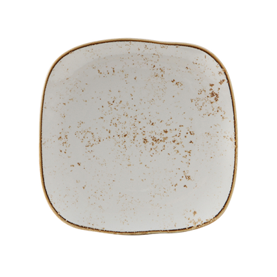 Tuxton GGA-500 Porcelain Agave Square Plate (1 Dozen)
