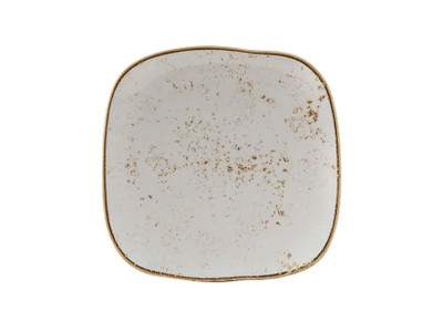 Tuxton GGA-500 Porcelain Agave Square Plate (1 Dozen)