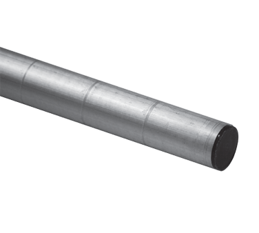 New Age 72P Post 72"H Marked in 2" Increments Aluminum Finish