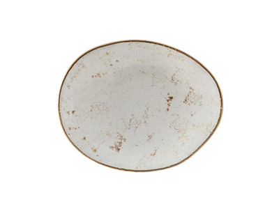 Tuxton GGA-650 Porcelain Agave Free form Plate (1 Dozen)