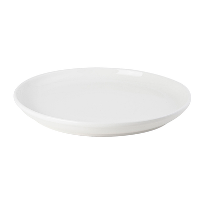 Tuxton AMU-653 13" Ceramic Pearl White Round Pizza/Serving Plate (6 Each Per Case)