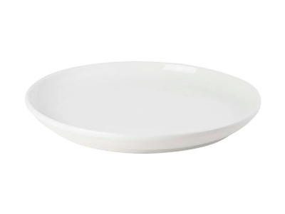 Tuxton AMU-653 13" Ceramic Pearl White Round Pizza/Serving Plate (6 Each Per Case)