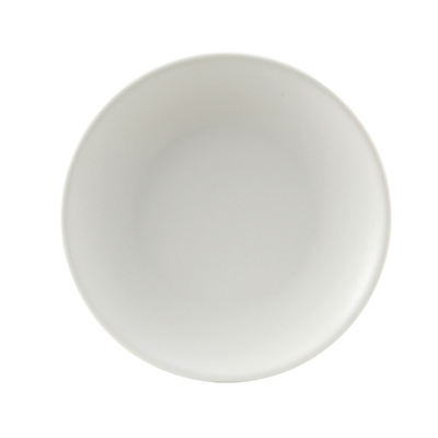 Tuxton VWA-071 Porcelain Matte White Round Plate (3 Dozen Per Case)