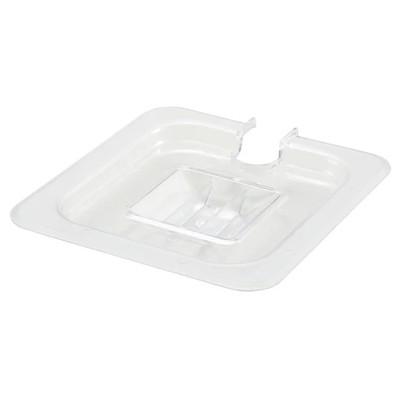 Winco SP7600C 1/6 Size Polycarbonate Poly-Ware Food Pan Cover