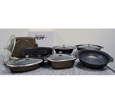 Spring USA 8260-8/32 12 3/4" L x 10 3/4"W Aluminum Motif Induction-Ready Tray